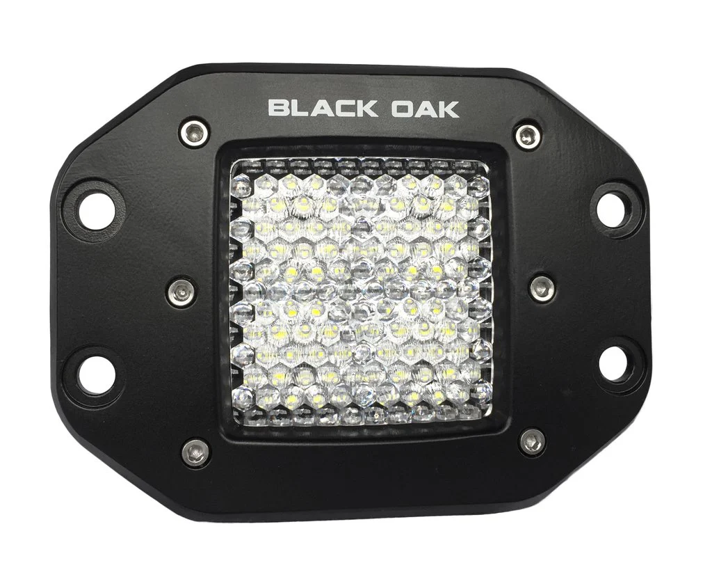 2 Inch Flush Mount LED Pod Light [Pair] – Pro Series 3.0 – Diffused or Flood (40W) - Image 3