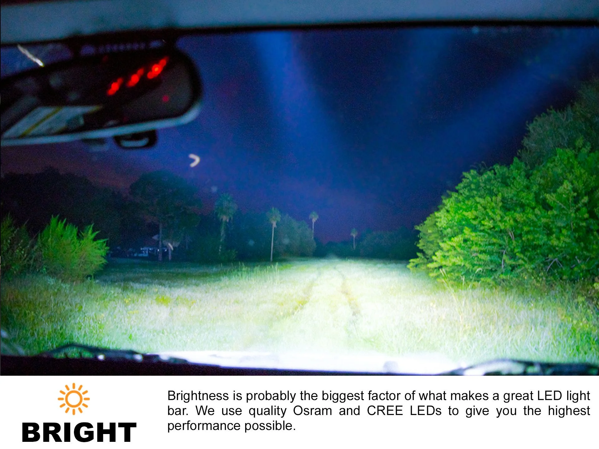 4 Inch Double Row LED Light Bar – Pro Series 3.0 | Spot or Flood (40W) - Image 4