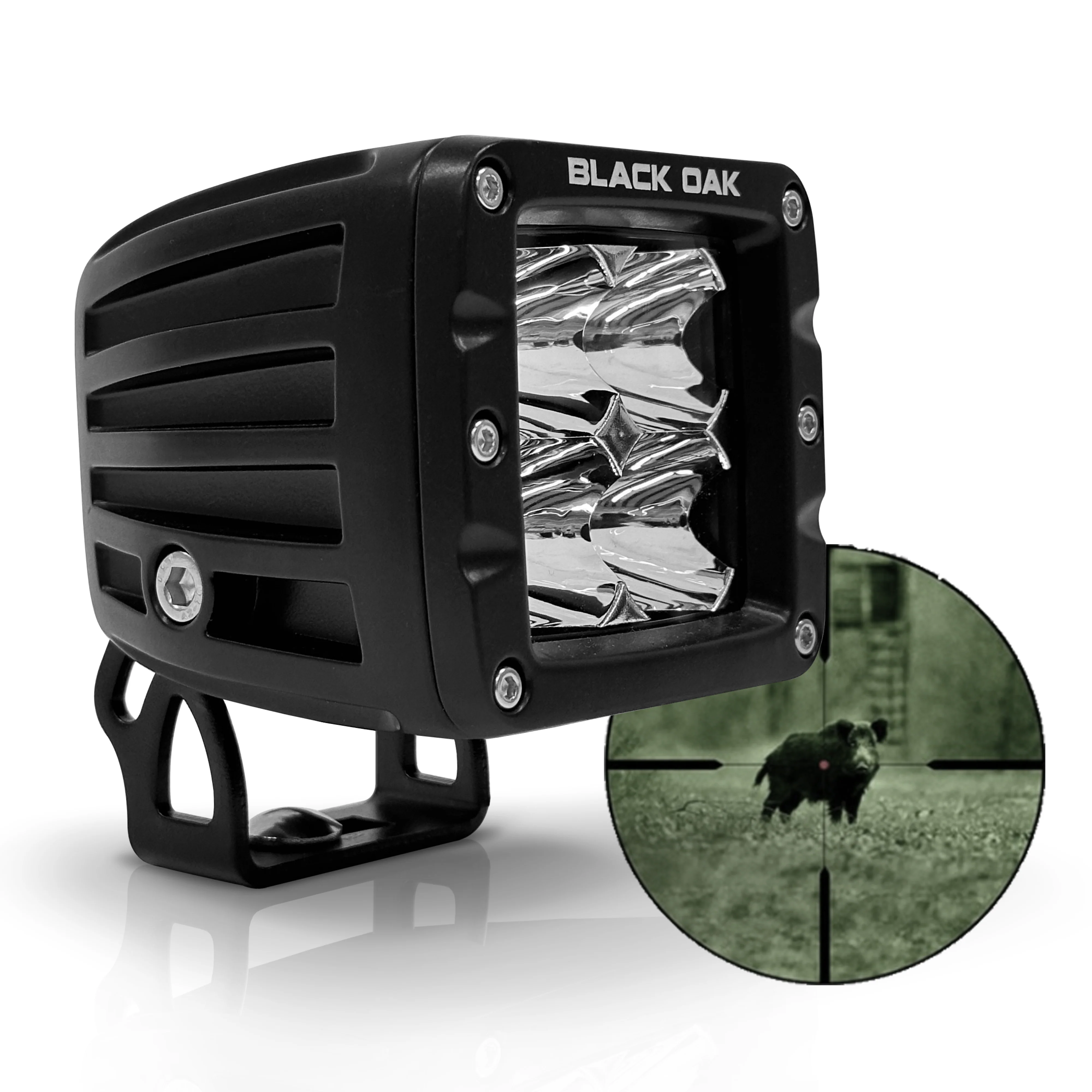 2 Inch 940nm Infrared LED Pod Light | Spot or Flood Optics | Pro Series 3.0 (12W)